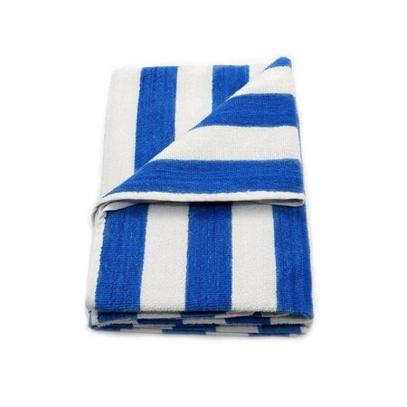 KD BUFE GOC Cotton Vat Dyed Blue Stripes Pool Towel Blue, 3PK KD3175357